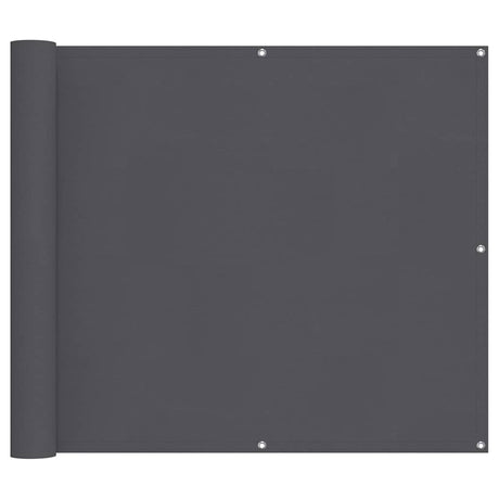 Vidaxl balkonscherm 90x800 cm 100% oxford polyester antracietkleurig