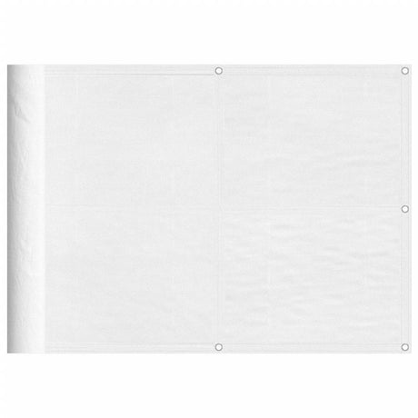 Vidaxl balkonscherm 75x700 cm 100% oxford polyester wit