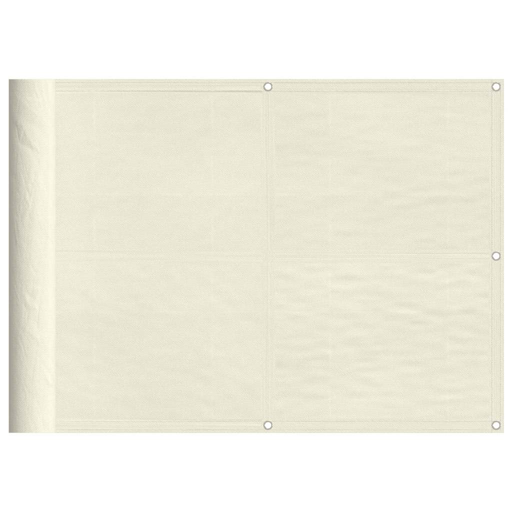 Vidaxx altanskærm 75x800 cm 100% oxford polyester cremefarvet