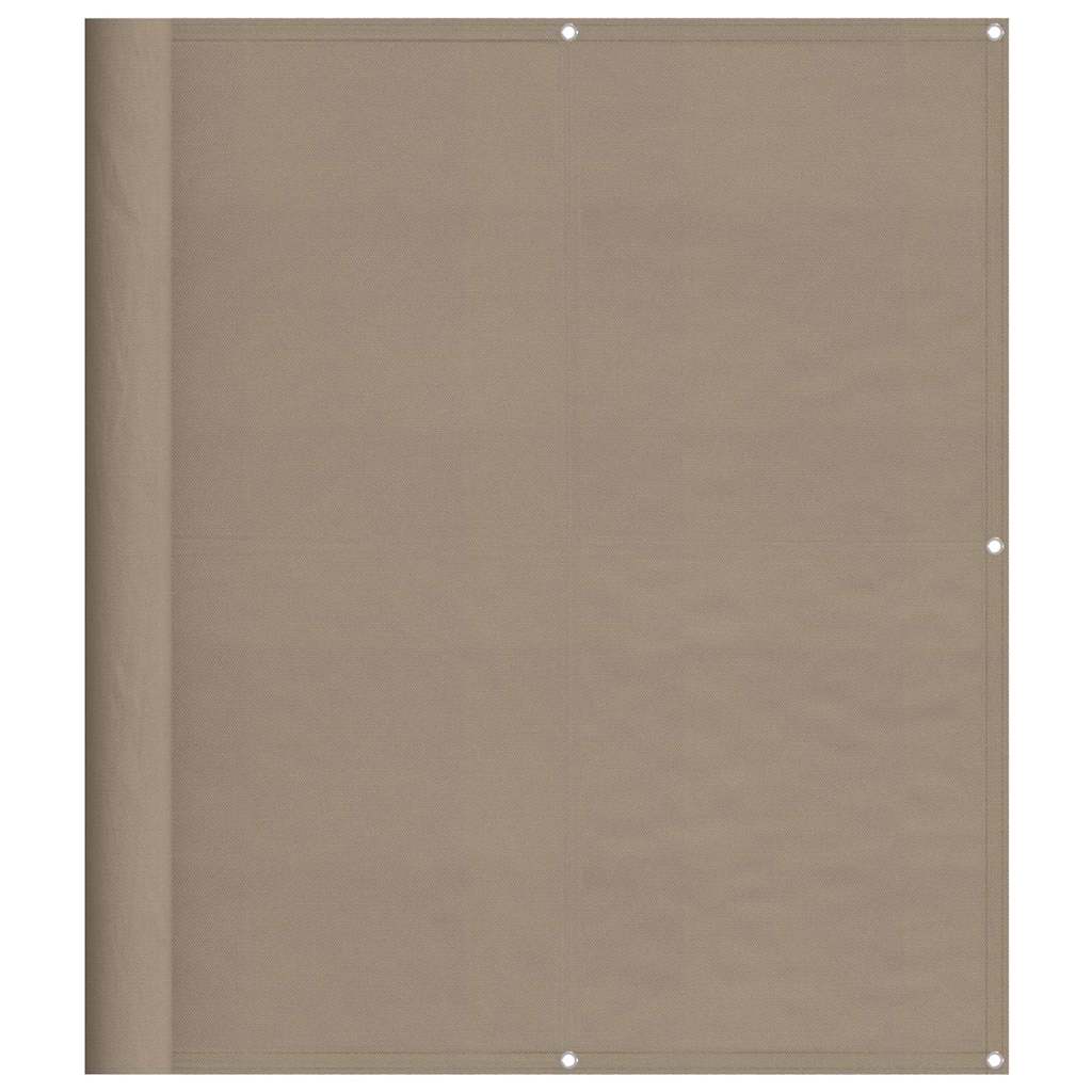 Vidaxx altanskærm 120x800 cm 100% oxford polyester taupe