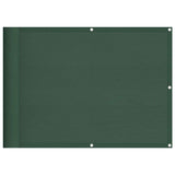 Vidaxl balkonscherm 75x800 cm 100% oxford polyester donkergroen