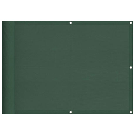 Vidaxl balkonscherm 75x1000 cm 100% oxford polyester donkergroen