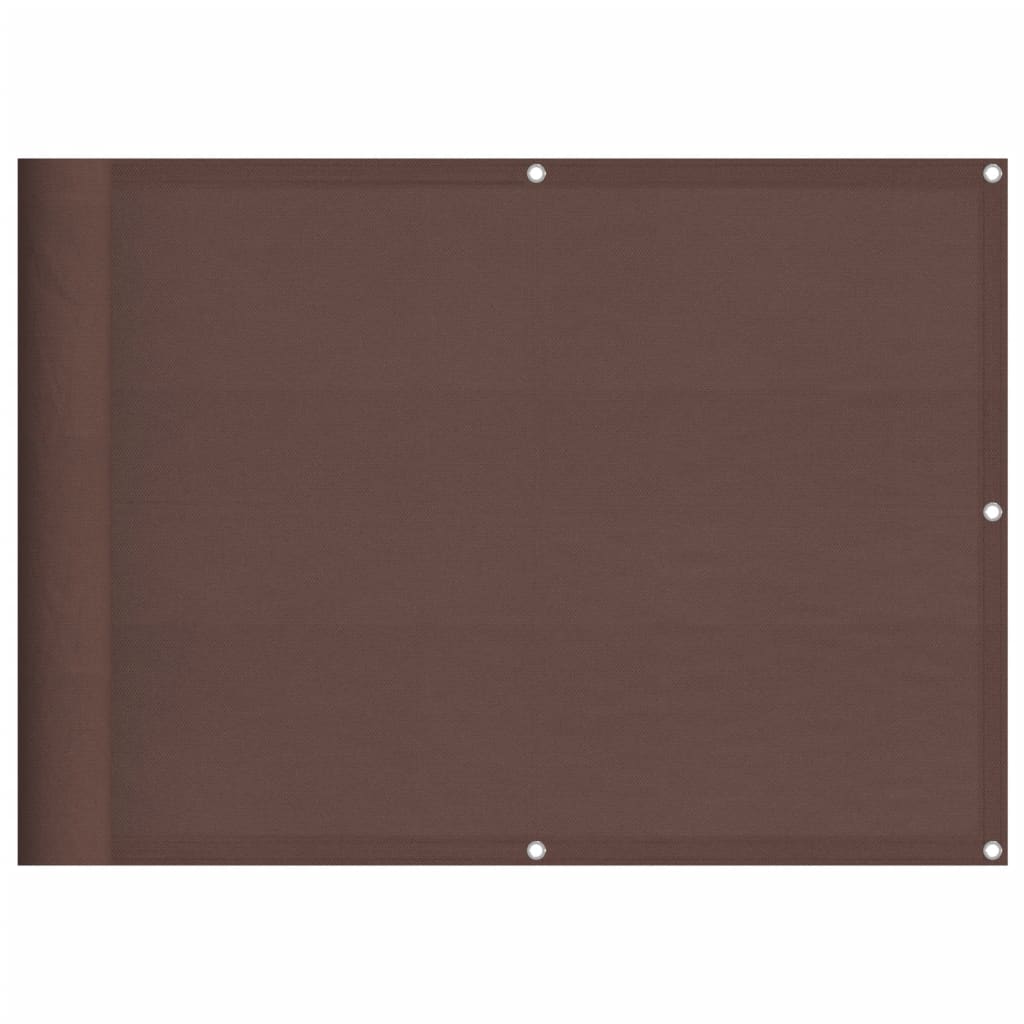 Vidaxx altanskærm 75x700 cm 100% oxford polyester brun