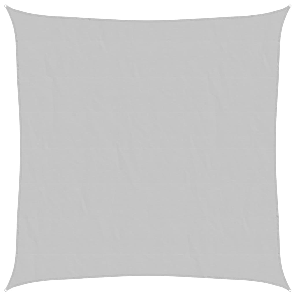 Vidaxx solsejl 2,5x2,5 m 100% polyester oxford lysegrå