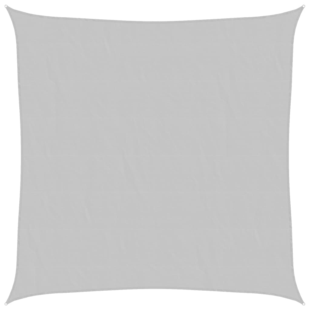 Vidaxl solsejl 3x3 m 100% polyester oxford lysegrå