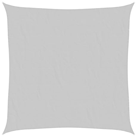 Vidaxl solsejl 7x7 m 100% polyester oxford lysegrå