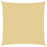 Vidaxl solsejl 3x3 m 100% polyester oxford sandfarvet