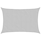 Vidaxl solsejl 3x2 m 100% polyester oxford lysegrå