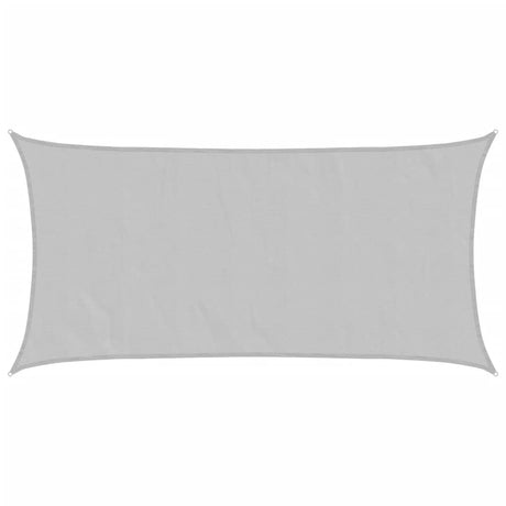 Vidaxl zonnezeil 3,5x2 m 100% polyester oxford lichtgrijs