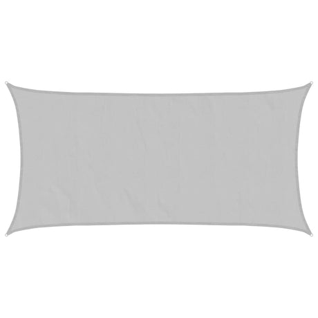 Vidaxl solsejl 4x2 m 100% polyester oxford lysegrå