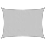 Vidaxl zonnezeil 7x5 m 100% polyester oxford lichtgrijs