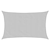 Vidaxl solsejl 8x5 m 100% polyester oxford lysegrå