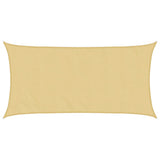 Vidaxl solsejl 4x2 m 100% polyester oxford sandfarvet