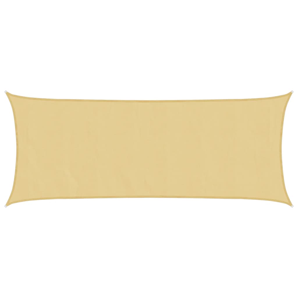 Vidaxx solsejl 4,5x2 m 100% polyester oxford sandfarvet