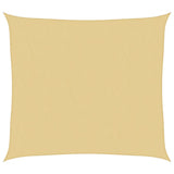 Vidaxl solsejl 3x2,5 m 100% polyester oxford sandfarvet