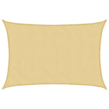 Vidaxl solsejl 4x2,5 m 100% polyester oxford sandfarvet