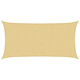 Vidaxl solsejl 5x2,5 m 100% polyester oxford sandfarvet