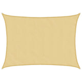 Vidaxl solsejl 7x5 m 100% polyester oxford sandfarvet