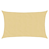 Vidaxl solsejl 8x5 m 100% polyester oxford sandfarvet