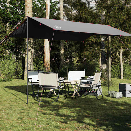 Vidaxx campingfortelt vandtæt 360x294 cm grå og orange