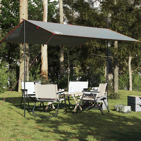 Vidaxx campingfortelt vandtæt 360x294 cm grå og orange