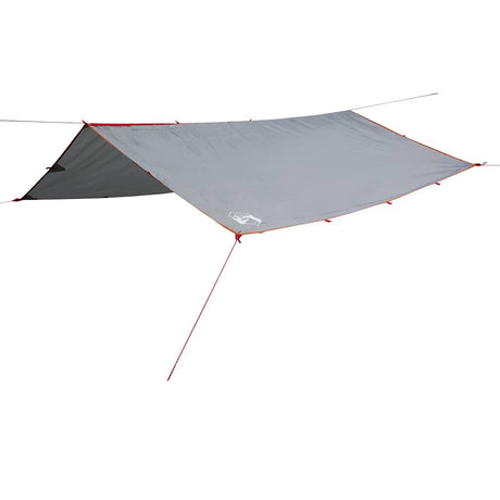 Vidaxx campingfortelt vandtæt 400x294 cm grå og orange
