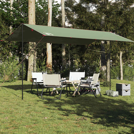 Vidaxx campingfortelt vandtæt 500x294 cm grøn