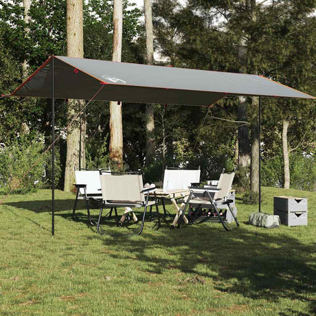 Vidaxx campingfortelt vandtæt 500x294 cm grå og orange