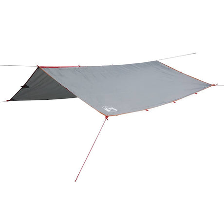 Vidaxx campingfortelt vandtæt 500x294 cm grå og orange