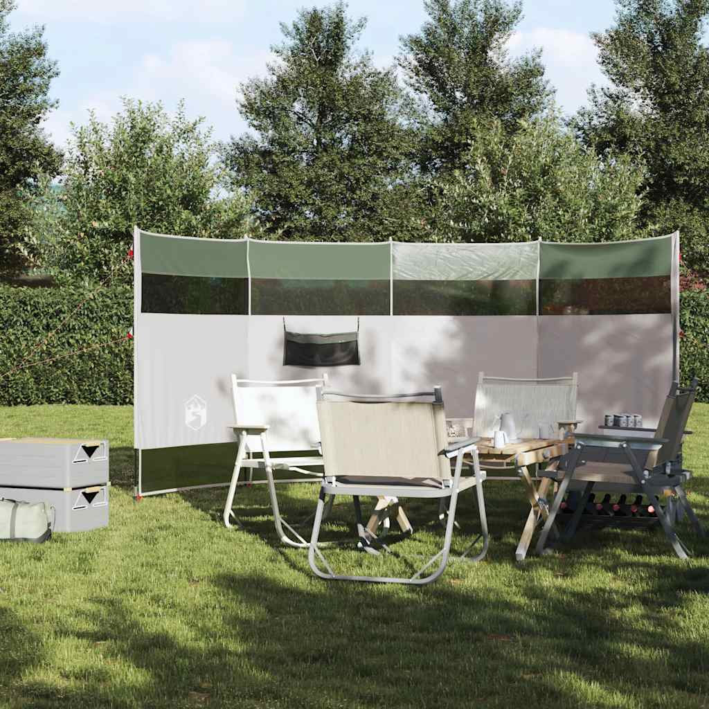 VidaXL forrude camping vandtæt 366x152x152 cm grøn