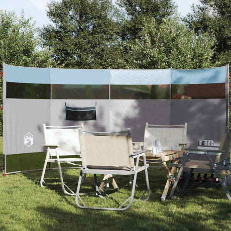 VidaXL forrude camping vandtæt 366x152x152 cm blå