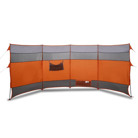 VidaXL forrude camping vandtæt 366x152x152 cm orange
