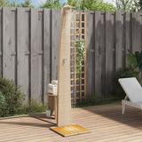 Vidaxx udendørs bruser 55x60x224 cm polyrattan og akacietræ beige