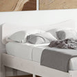 Vidaxl hoofdbord 120 cm massief grenenhout wit