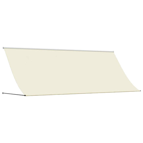 Vidaxx udtrækbart fortelt 350x150 cm stof og stål cremefarvet