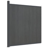 Vidaxxl hegnspanel 173x186 cm hkc grå