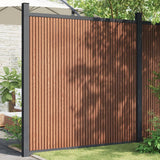 VidaXL Hegnspanel 180x186 cm HKC brun
