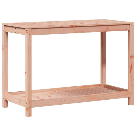 Vidaxx pottebord med hylde 108x50x75 cm massivt Douglas træ