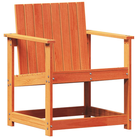Vidaxl tuinstoel 62x56x77 cm massief grenenhout wasbruin