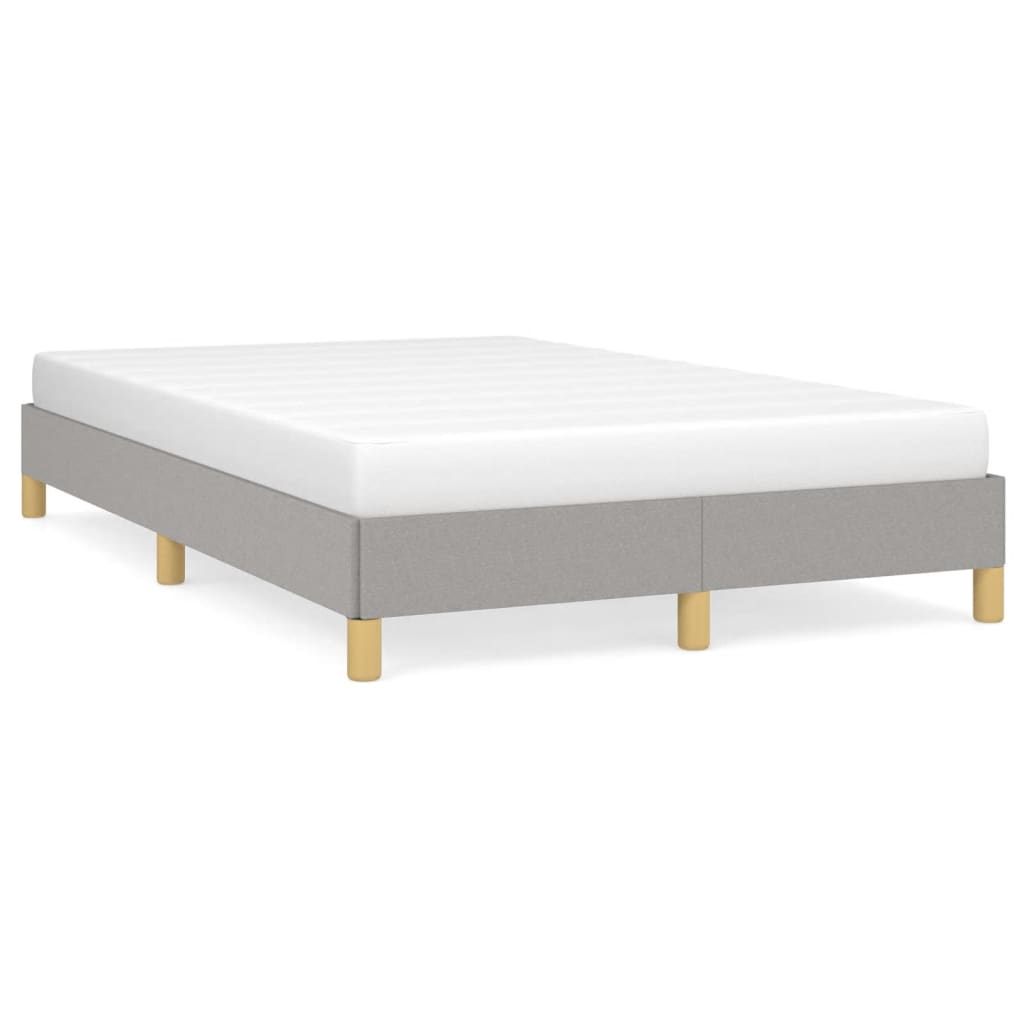 Vidaxl bedframe stof lichtgrijs 120x190 cm
