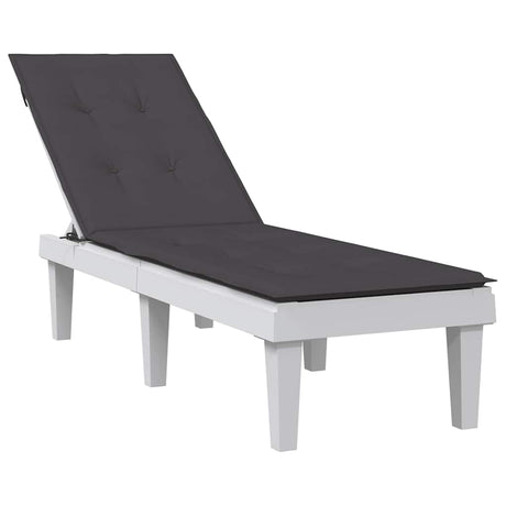 Vidaxx terrassestolehynde (75+105)x50x3 cm stof blandet antracit