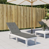 Vidaxx terrassestolehynde (75+105) x 50 x 4 cm stof mørkegrå melange