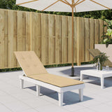 Vidaxx terrassestolehynde (75+105) x 50 x 4 cm stof meleret beige