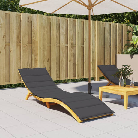 Vidaxx liggestolspude 200x50x4 cm stof, blandet antracit