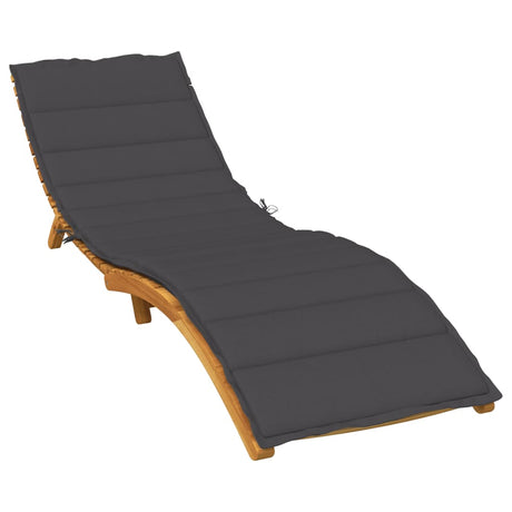Vidaxx liggestolspude 200x50x4 cm stof, blandet antracit
