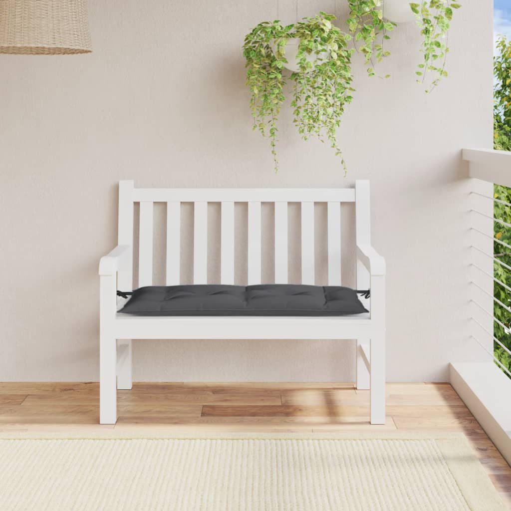 VidaXL havebænkhynde 100x50x7 cm stof, blandet antracit