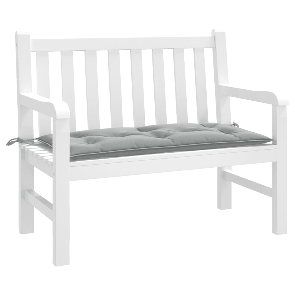 Vidaxx havebænkpude 100x50x7 cm stof blandet lysegrå