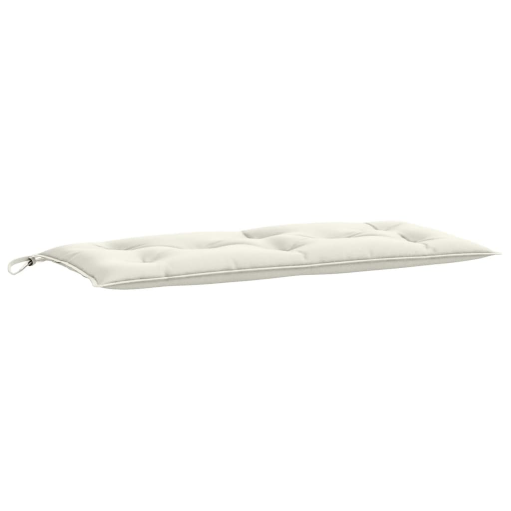 VidaXL havebænkpude 100x50x7 cm stof blandet creme