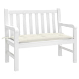 VidaXL havebænkpude 100x50x7 cm stof blandet creme