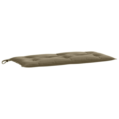 VidaXL havebænkpude 100x50x7 cm stof blandet taupe